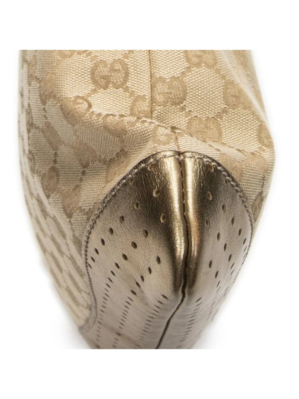 Gucci Web Media Messenger Beige Blanc's GG Canvas